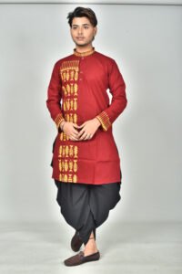 Hand Block Print Pure Cotton Punjabi