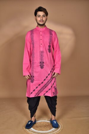 Pure cotton Hand Embroidery Punjabi