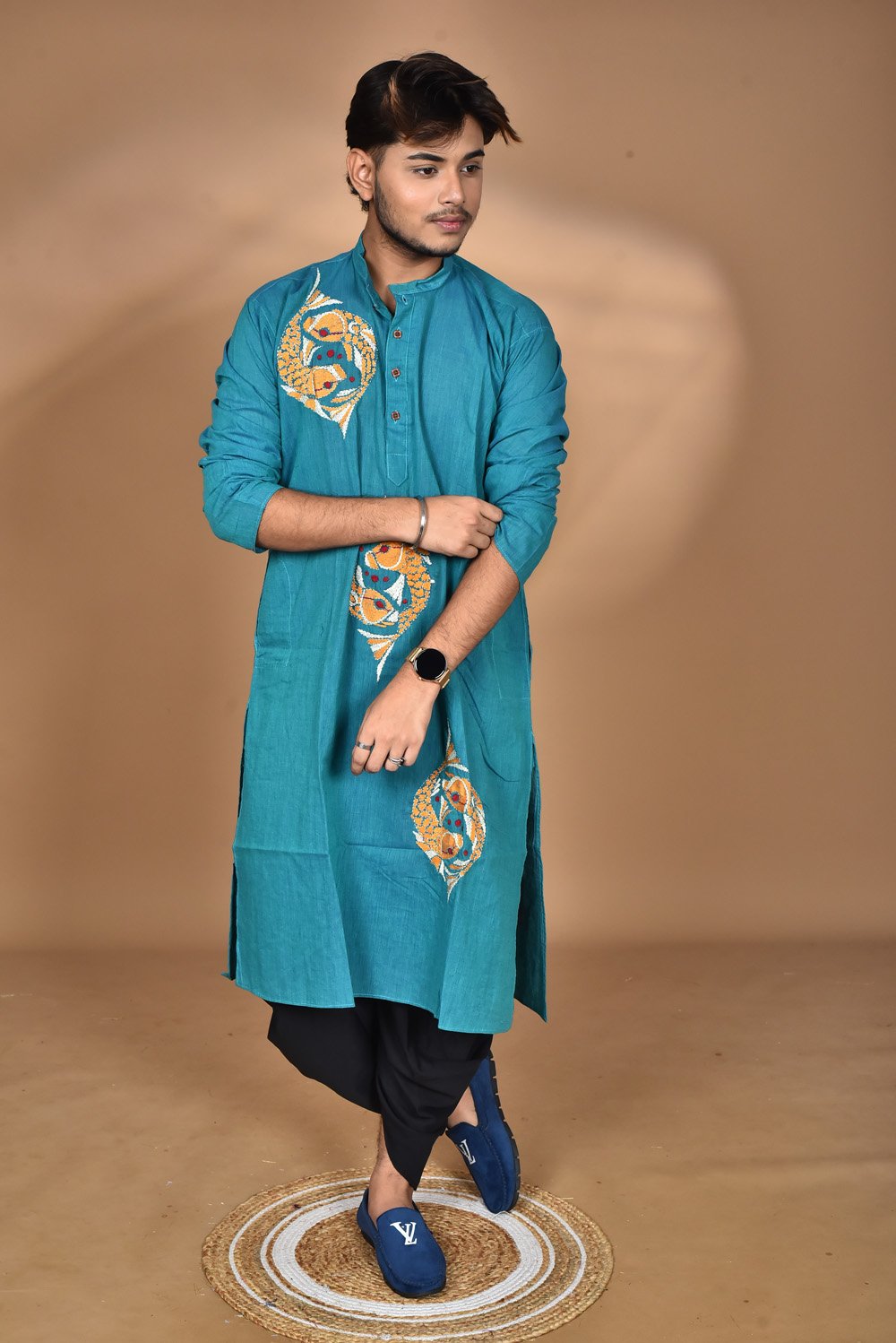 Pure cotton Punjabi Hand Embroidery - Image 7