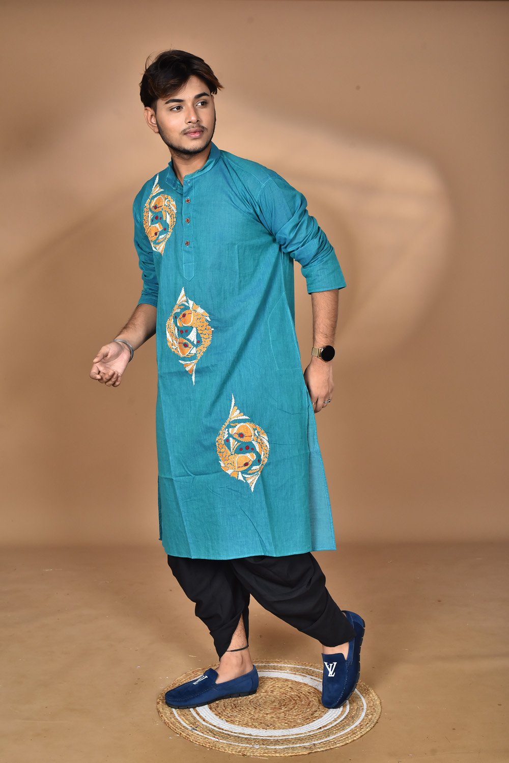 Pure cotton Punjabi Hand Embroidery - Image 10